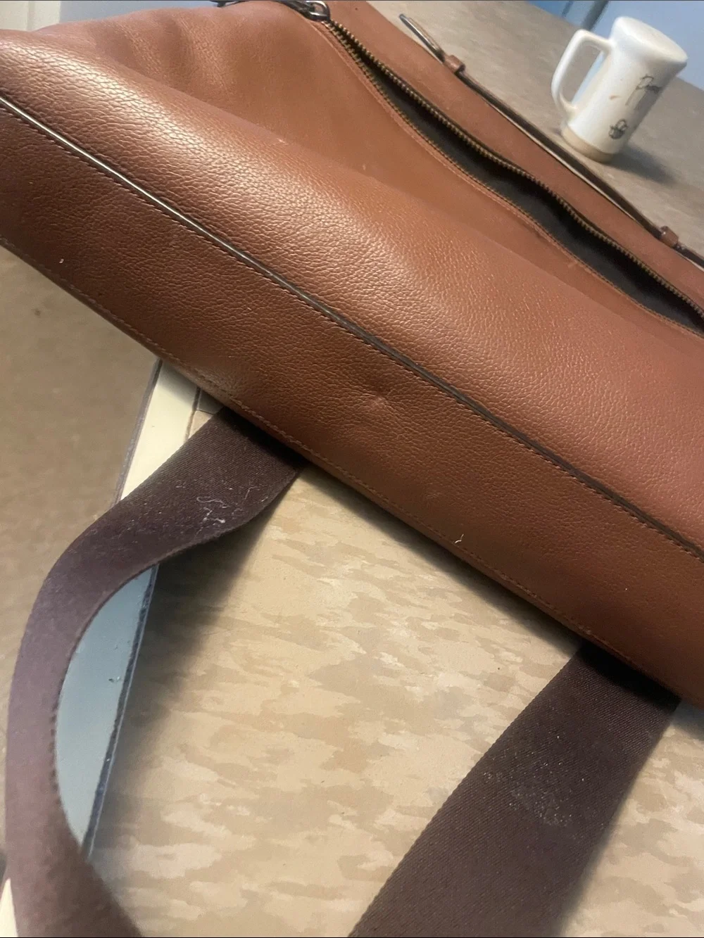 Coach men leather